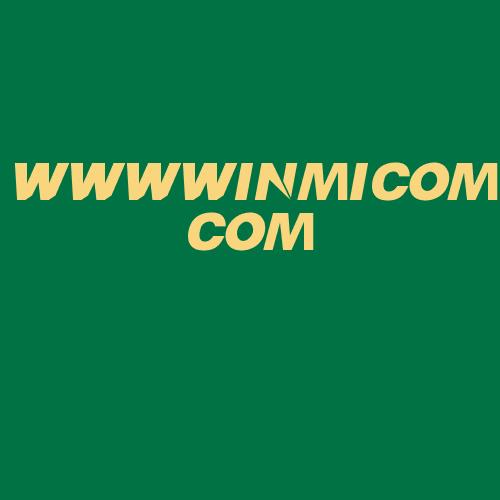 Logo da WWWWINMICOM